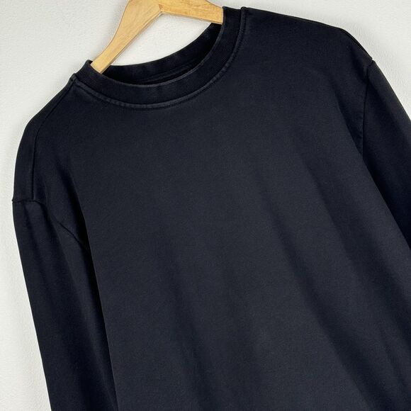 BYLT Basics Core Crewneck Pullover Sweatshirt Black Mens XL French Terry Tech - Picture 1 of 6